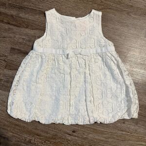 Lilly Pulitzer Baby Girls 12-18 Months Eyelet White Dress Lace Sleeveless